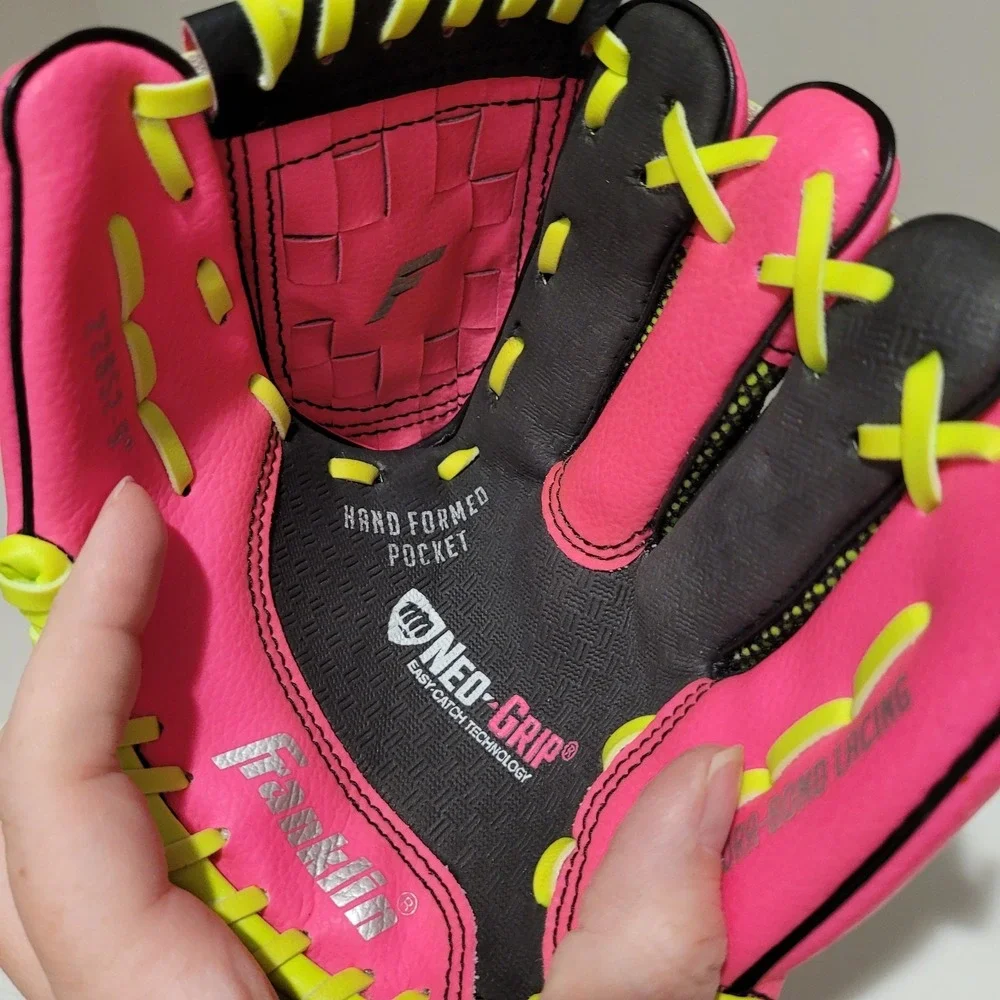 Franklin‎ Sports Kids Youth Baseball Softball Teeball Neo Grip Glove Pink 9